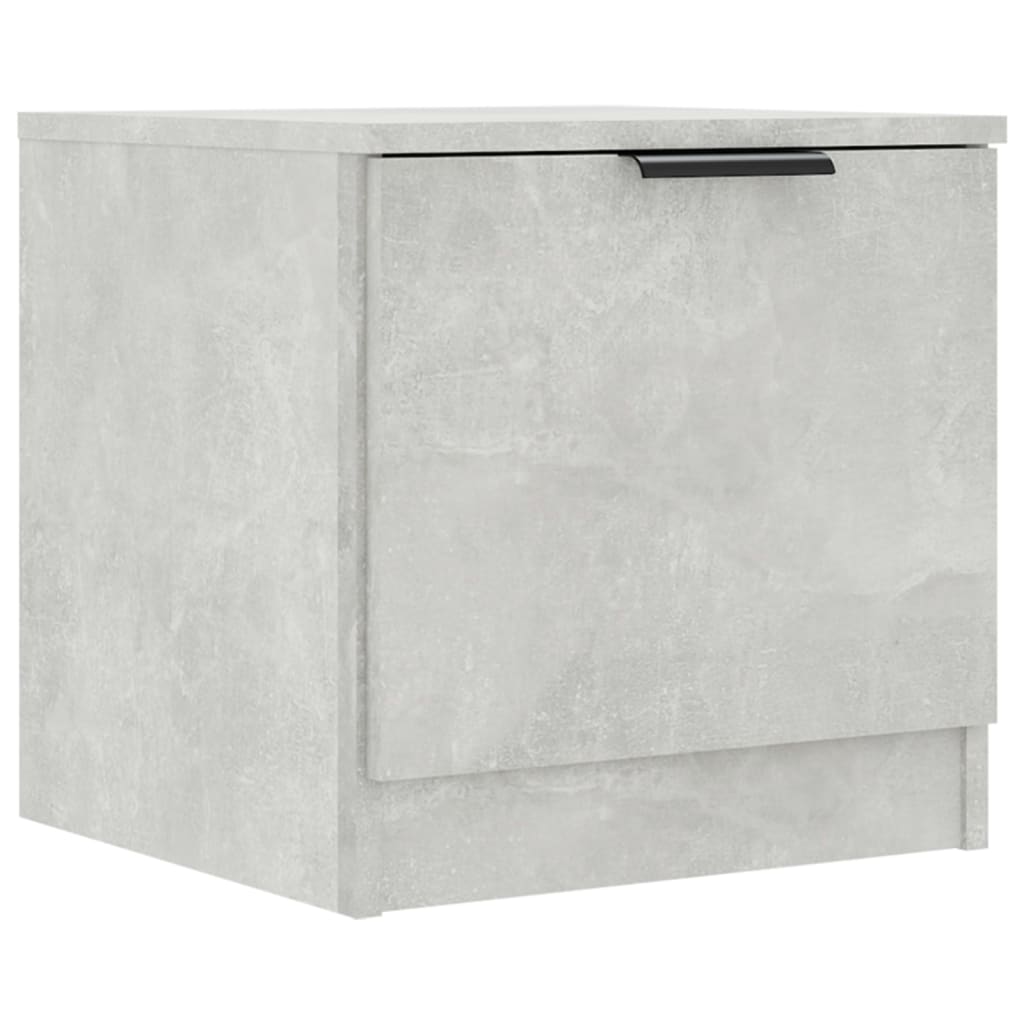 Comodini 2 pz Grigio Cemento 40x39x40 cm - homemem39