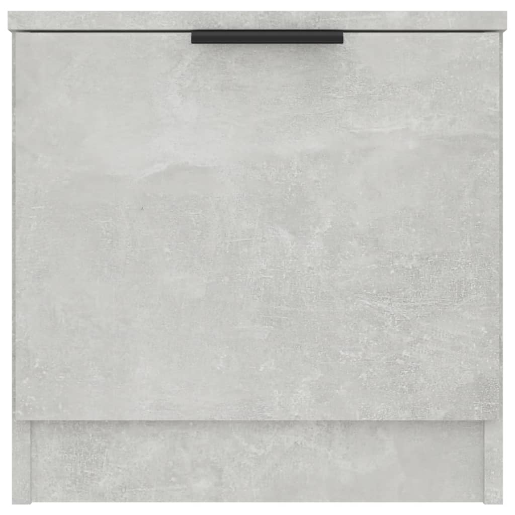 Comodini 2 pz Grigio Cemento 40x39x40 cm - homemem39