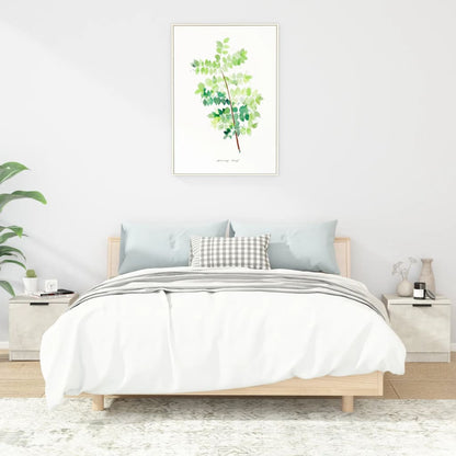 Comodini 2 pz Grigio Cemento 40x39x40 cm - homemem39