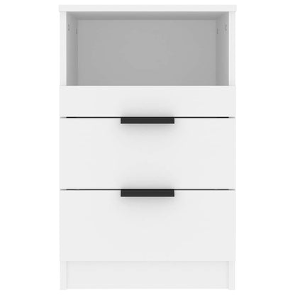 Comodino a Muro Bianco in Legno Multistrato - homemem39