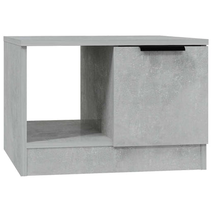 Tavolino Salotto Grigio Cemento 50x50x36 cm Legno Multistrato