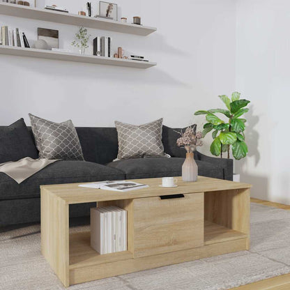 Tavolino da Salotto Rovere Sonoma 102x50x36cm Legno Multistrato | homemem39