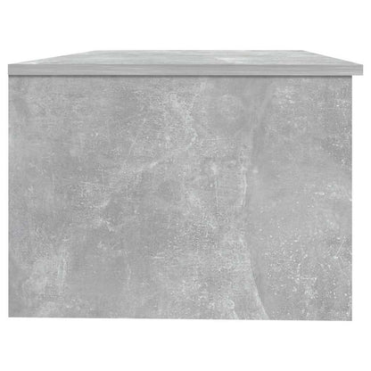 Tavolino Salotto Grigio Cemento 102x50x36 cm Legno Multistrato