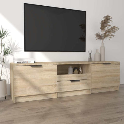 Mobile TV Rovere Sonoma 140x35x40 cm Legno ingegnerizzato