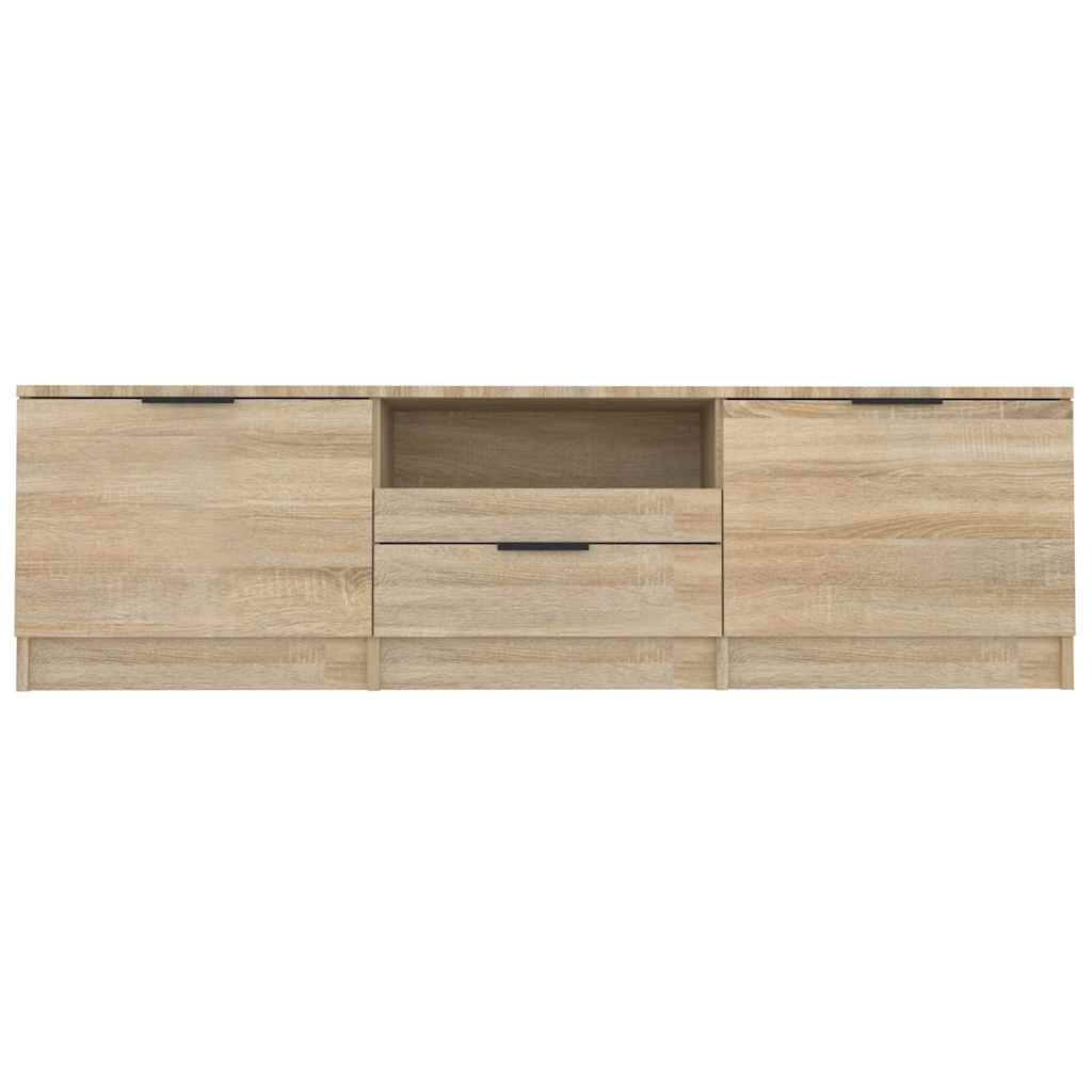 Mobile TV Rovere Sonoma 140x35x40 cm Legno ingegnerizzato