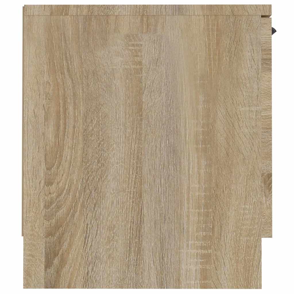 Mobile TV Rovere Sonoma 140x35x40 cm Legno ingegnerizzato