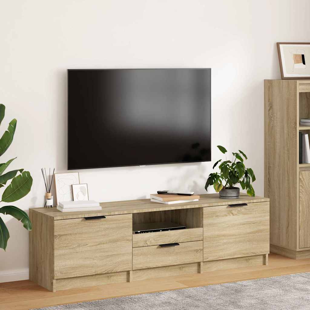 Mobile TV Rovere Sonoma 140x35x40 cm Legno ingegnerizzato