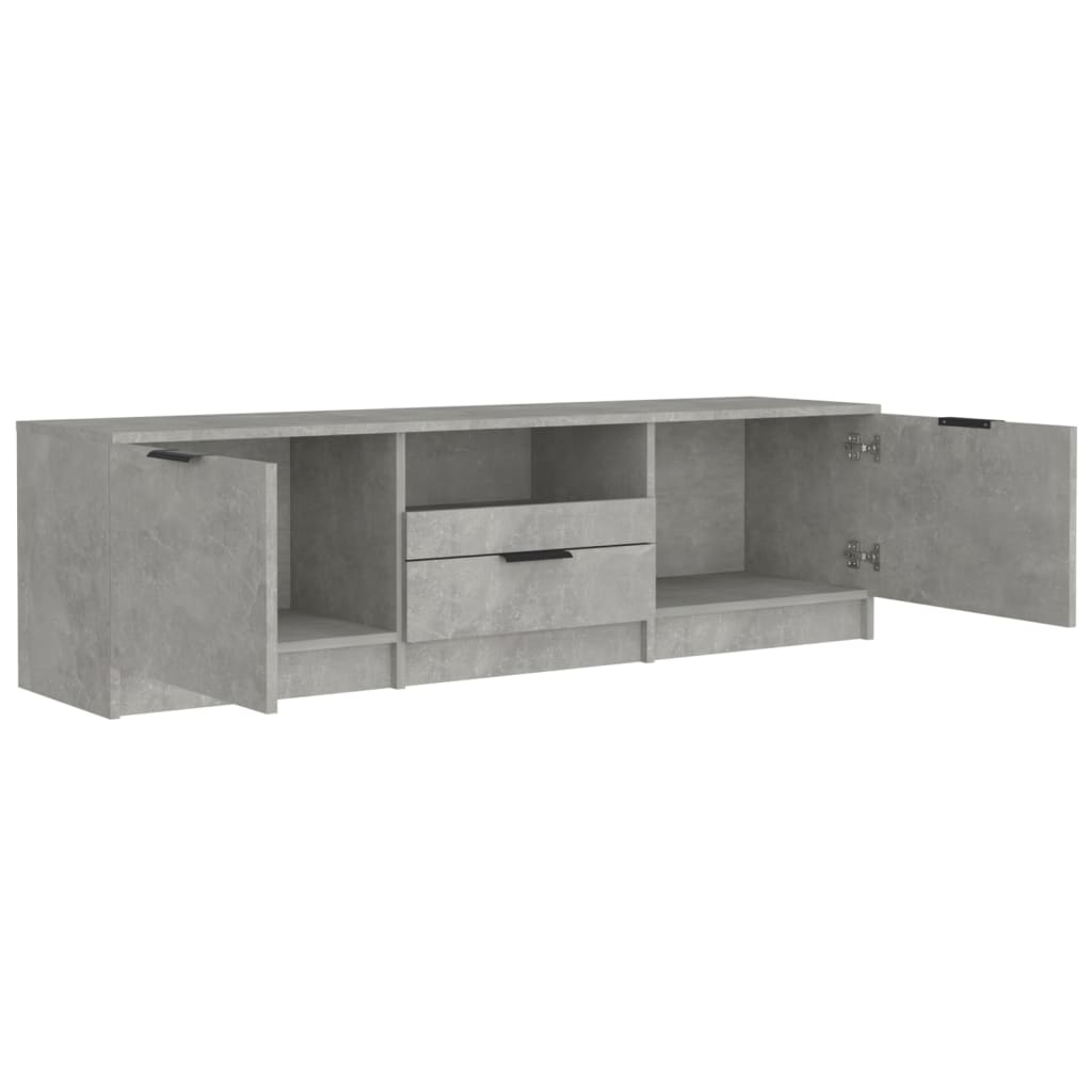 Mobile per TV Grigio Cemento 140x35x40cm Legno Multistrato - homemem39