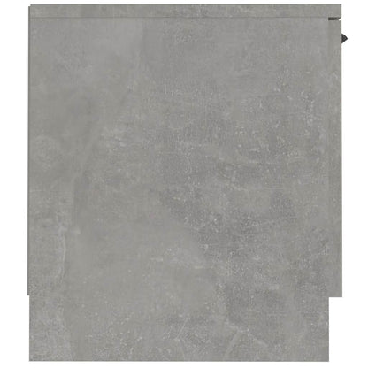 Mobile per TV Grigio Cemento 140x35x40cm Legno Multistrato