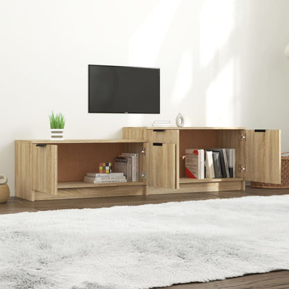 Mobile Porta TV Rovere Sonoma 158,5x36x45 cm Legno Multistrato - homemem39