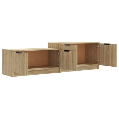 Mobile Porta TV Rovere Sonoma 158,5x36x45 cm Legno Multistrato - homemem39