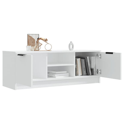 Mobile Porta TV Bianco 102x35x36,5 cm in Legno Multistrato - homemem39