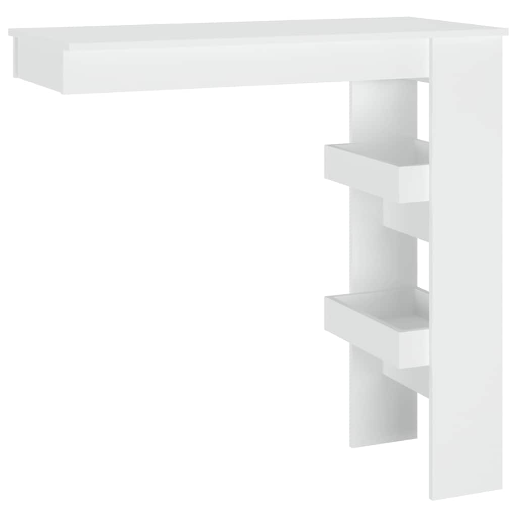 Bancone da Muro 102x45x103,5 cm in Legno Compensato