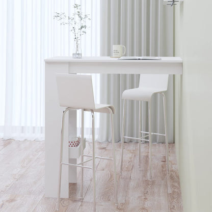 Bancone da Muro Bianco 102x45x103,5 cm in Legno Compensato | homemem39