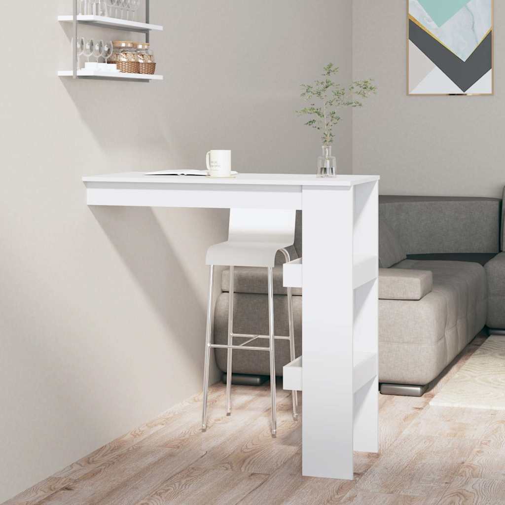 Bancone da Muro 102x45x103,5 cm in Legno Compensato