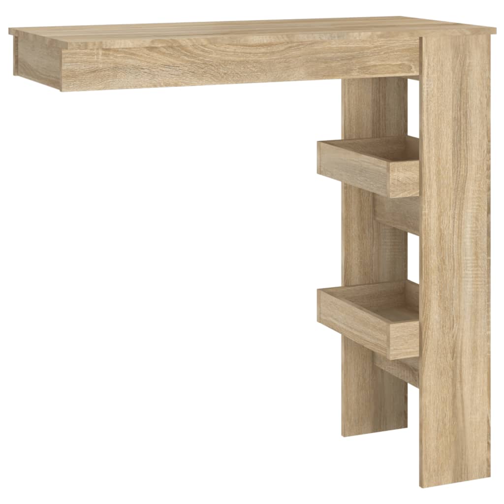 Bancone da Muro Rovere Sonoma 102x45x103,5 cm Legno Compensato | homemem39