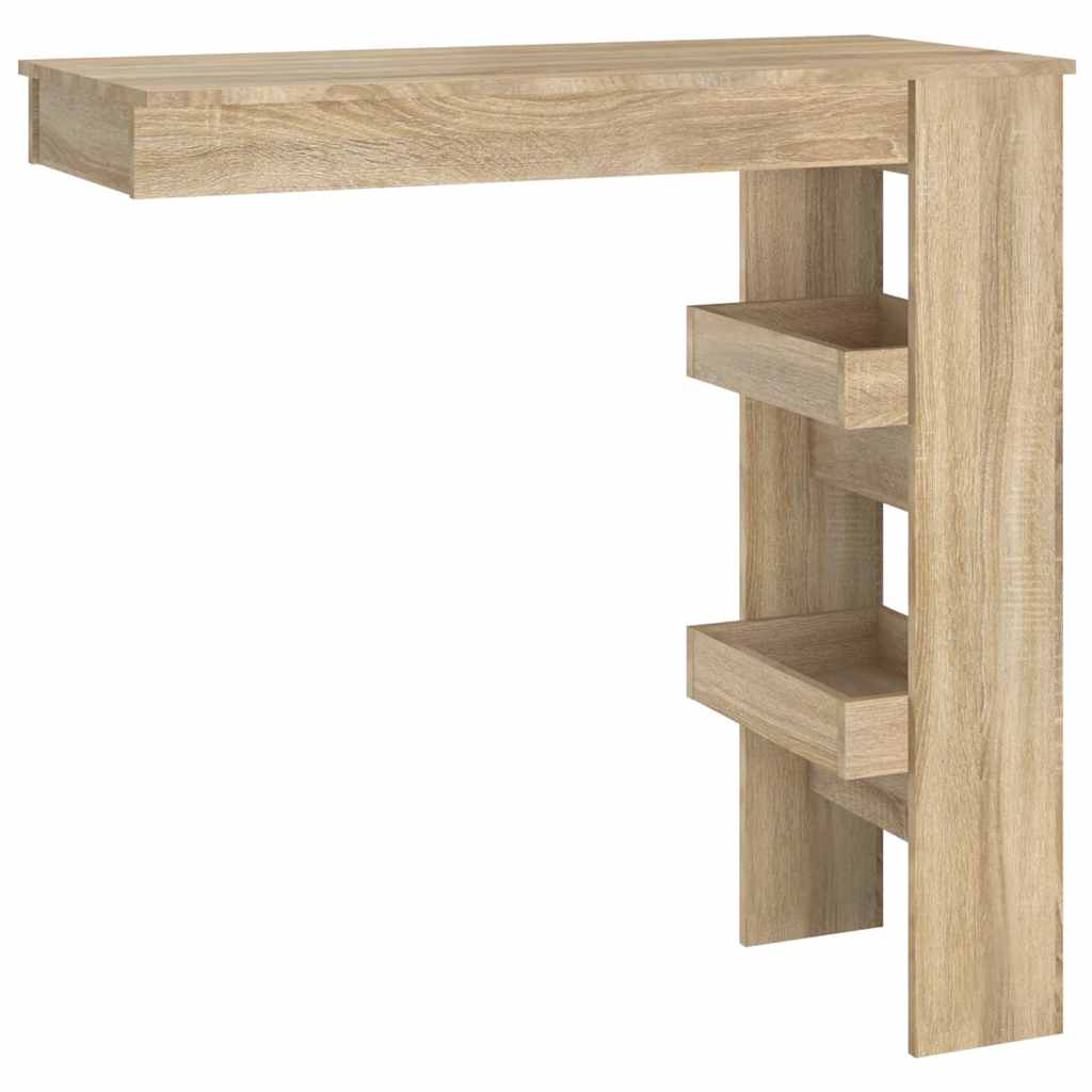 Bancone da Muro 102x45x103,5 cm in Legno Compensato
