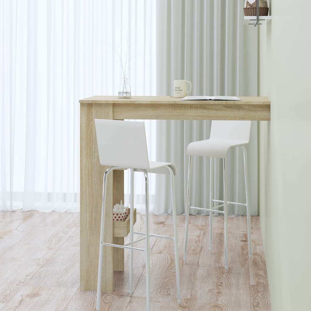 Bancone da Muro 102x45x103,5 cm in Legno Compensato