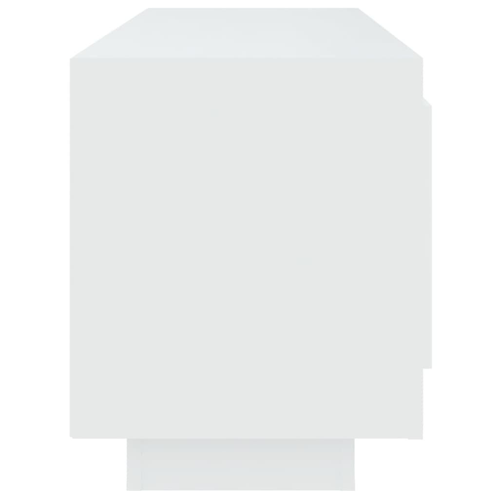 Mobile Porta TV Bianco 102x35x45 cm in Legno Multistrato