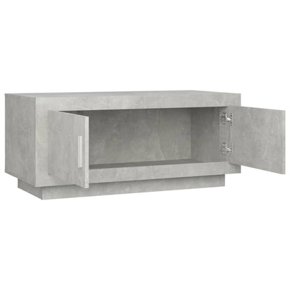Tavolino Salotto Grigio Cemento 102x50x45 cm Legno Multistrato