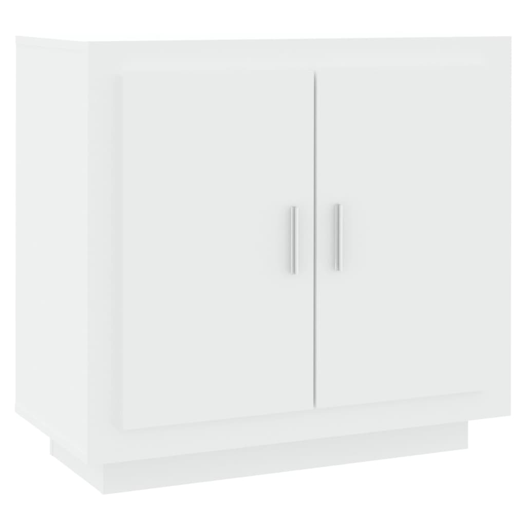 Credenza Bianco 80x40x75 cm in Legno Compensato - homemem39