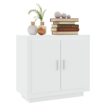 Credenza Bianco 80x40x75 cm in Legno Compensato - homemem39