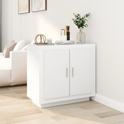 Credenza Bianco 80x40x75 cm in Legno Compensato - homemem39