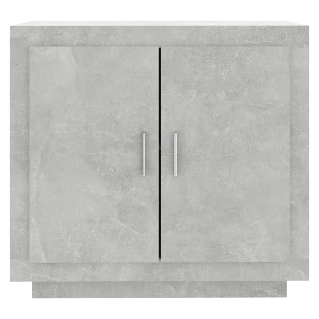 Credenza Grigio Cemento 80x40x75 cm in Legno Compensato - homemem39