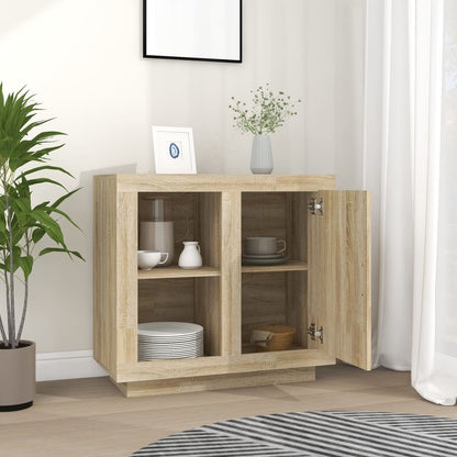 Credenza Rovere Sonoma 80x40x75 cm - homemem39