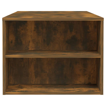 Tavolino da Salotto Rovere Fumo 102x55x42 cm Legno Multistrato