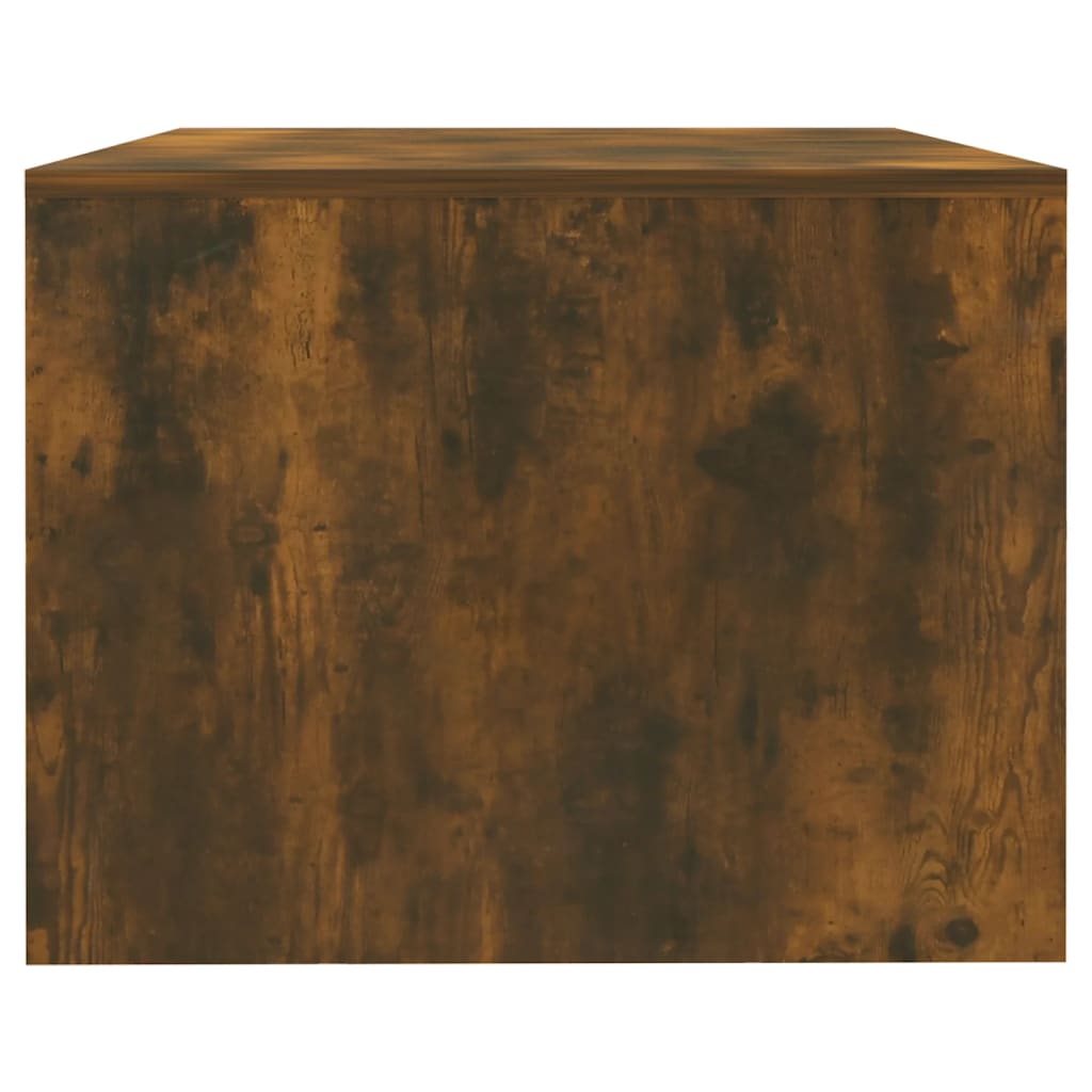 Tavolino da Salotto Rovere Fumo 102x55x42 cm Legno Multistrato