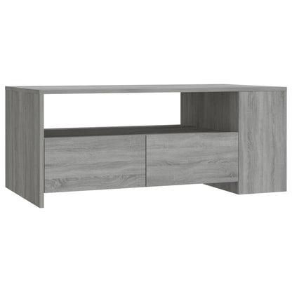 Tavolino da Salotto Grigio Sonoma 102x55x42cm Legno Multistrato | homemem39