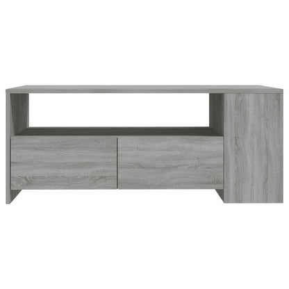 Tavolino da Salotto Grigio Sonoma 102x55x42cm Legno Multistrato | homemem39