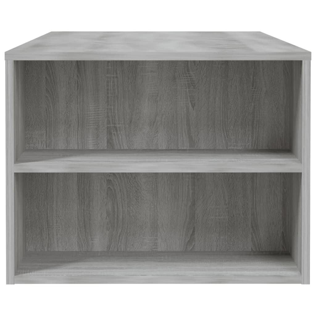 Tavolino da Salotto Grigio Sonoma 102x55x42cm Legno Multistrato | homemem39