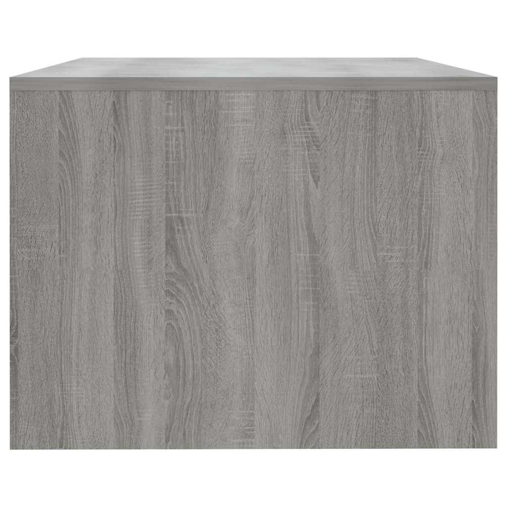 Tavolino da Salotto Grigio Sonoma 102x55x42cm Legno Multistrato