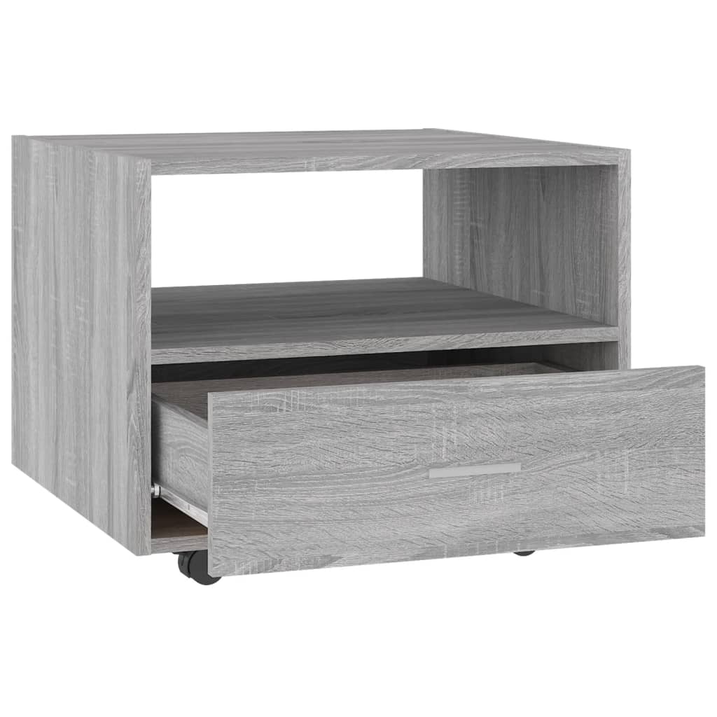 Tavolino da Salotto Grigio Sonoma 55x55x40 cm Legno Multistrato | homemem39