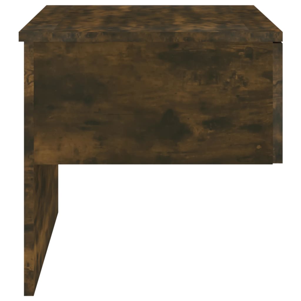 Comodini a Muro 2 pz Rovere Fumo - homemem39
