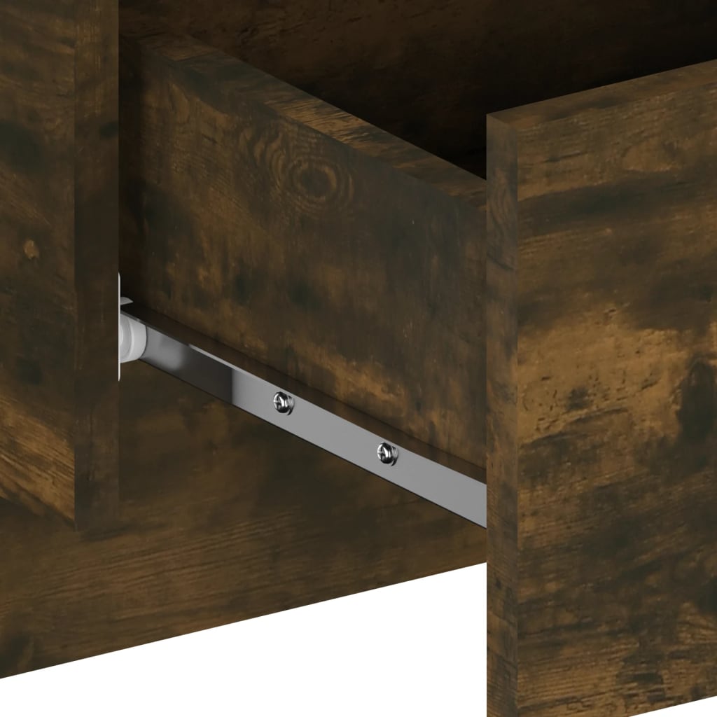 Comodini a Muro 2 pz Rovere Fumo - homemem39