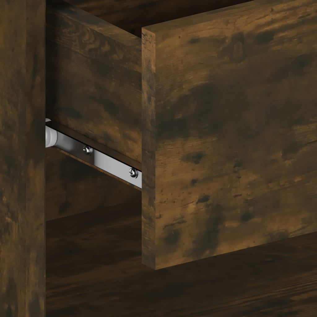 Comodino a Muro Rovere Fumo - homemem39