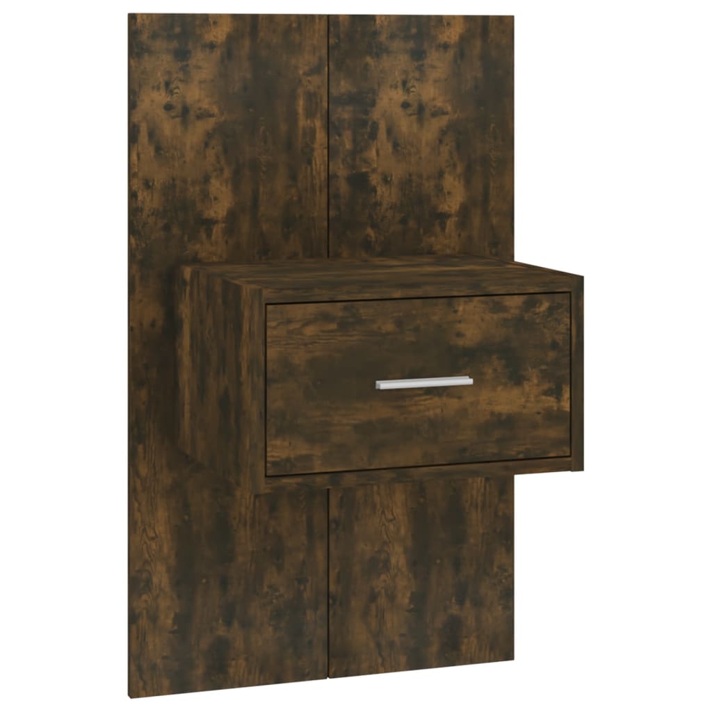 Comodino a Muro Rovere Fumo - homemem39