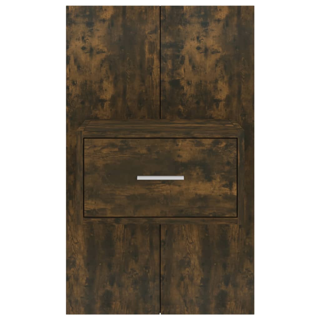 Comodino a Muro Rovere Fumo - homemem39