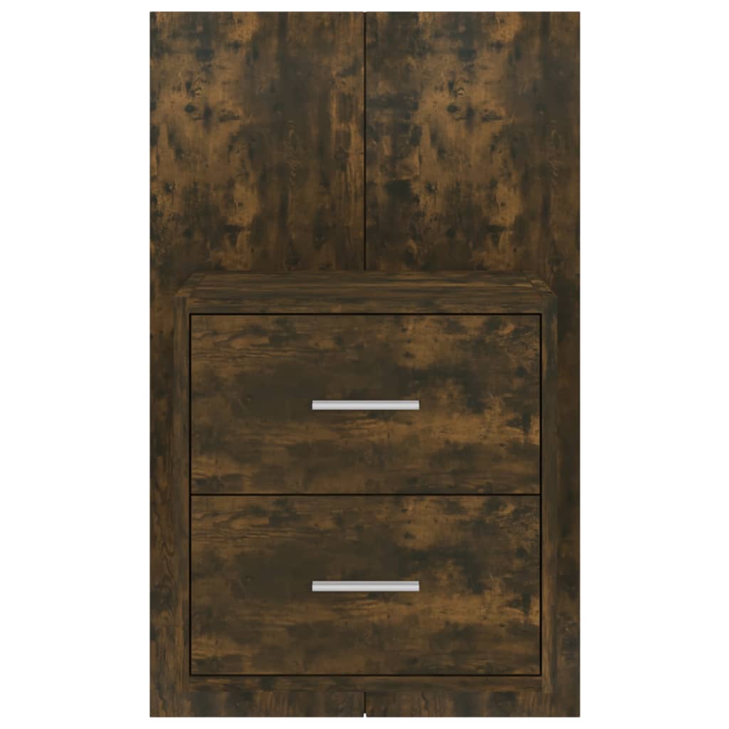 Comodino a Muro Rovere Fumo - homemem39