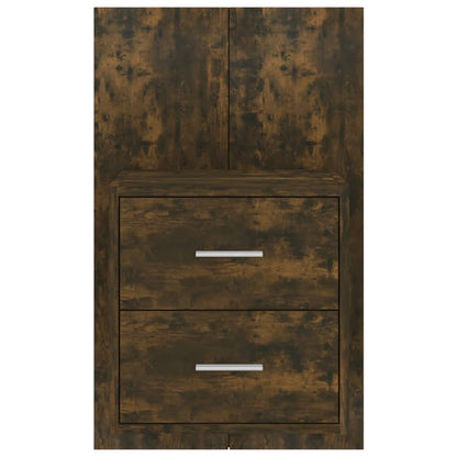 Comodino a Muro Rovere Fumo - homemem39
