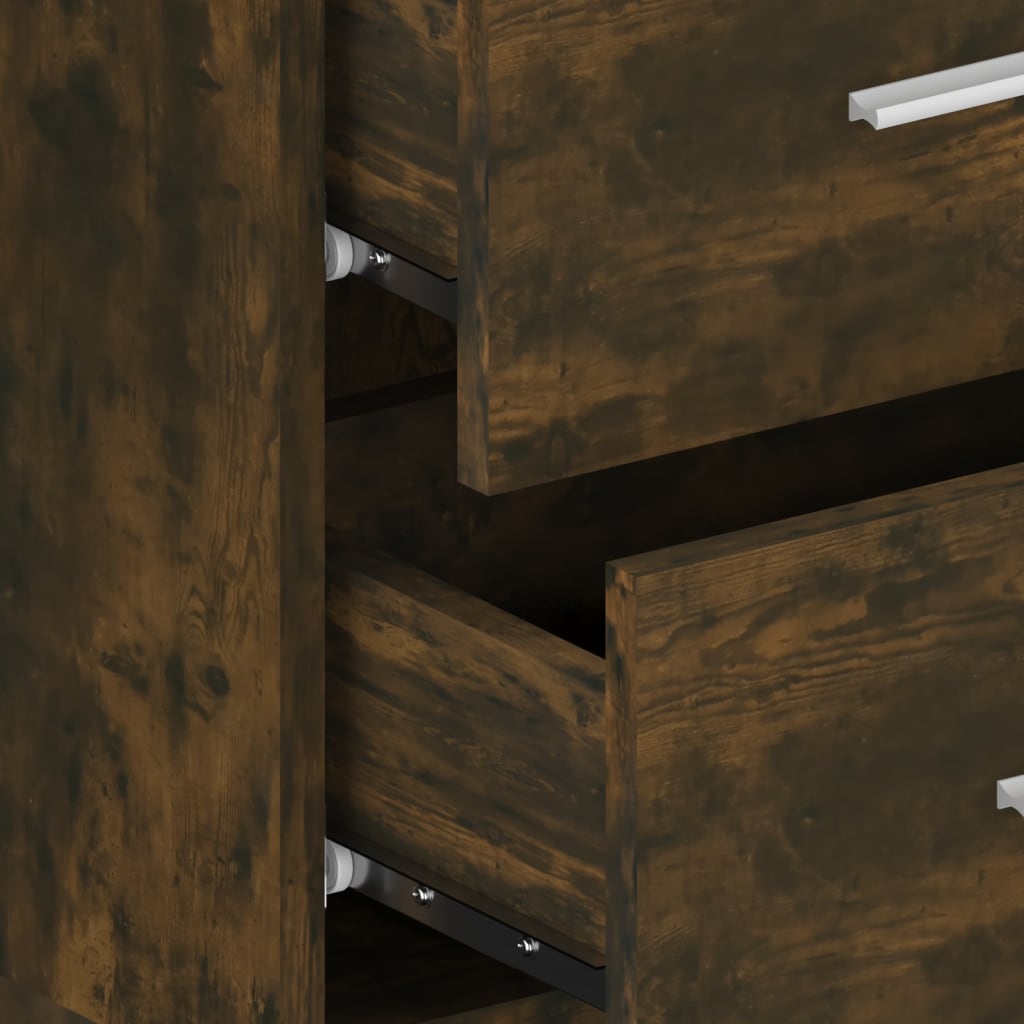 Comodino a Muro Rovere Fumo - homemem39