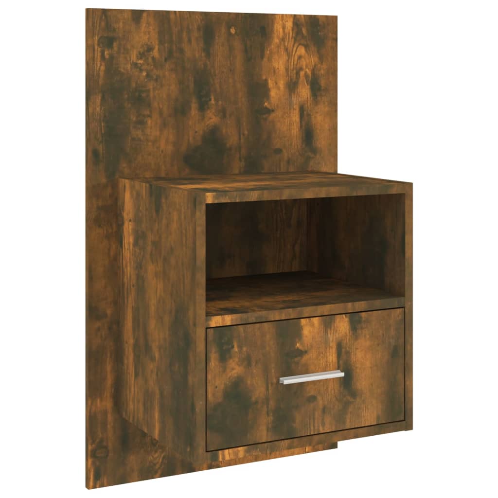 Comodino a Muro Rovere Fumo - homemem39