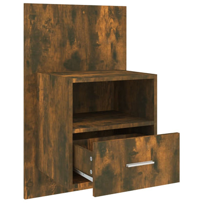 Comodino a Muro Rovere Fumo - homemem39
