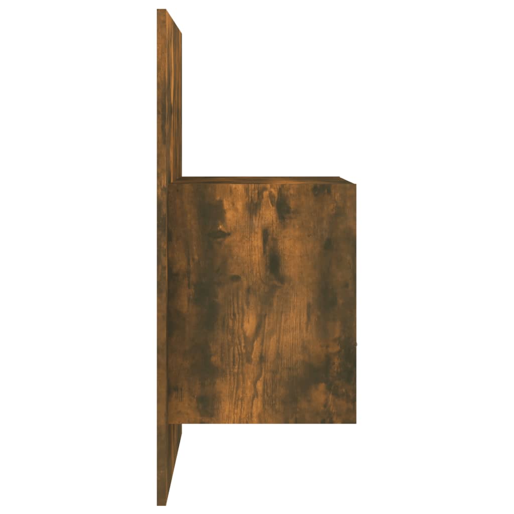 Comodino a Muro Rovere Fumo - homemem39