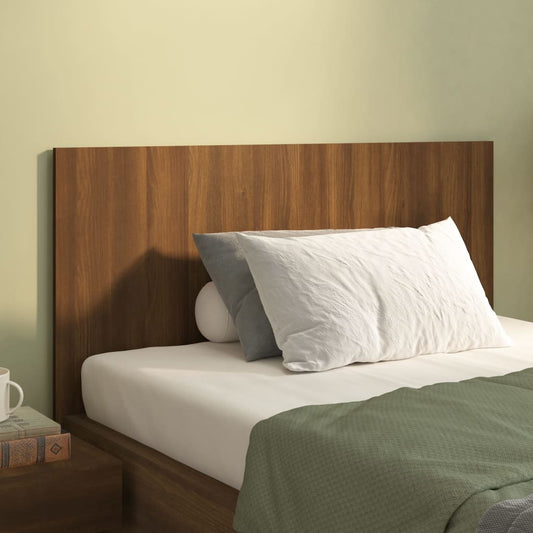 Testiera Letto Rovere Marrone 120x1,5x80cm in Legno Multistrato - homemem39