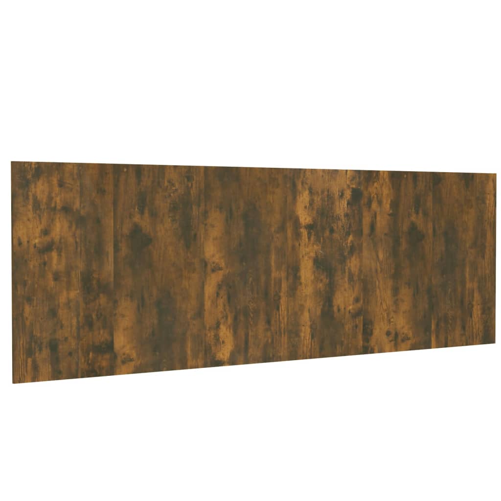 Testiera Letto Rovere Fumo 240x1,5x80 cm in Legno Multistrato - homemem39