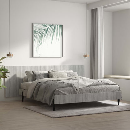 Testiera Letto Grigio Sonoma 240x1,5x80 cm Legno Ingegnerizzato - homemem39